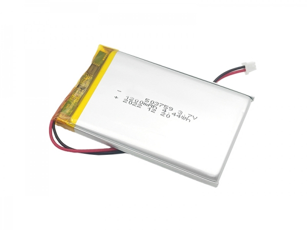 3.7V聚合物鋰電池|503759 3.7V 1200mAh-2pin